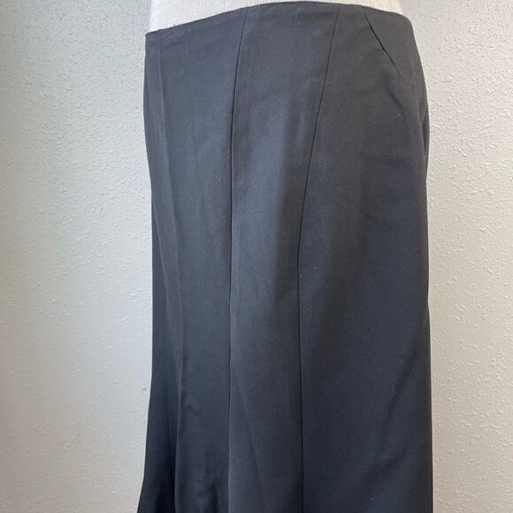 Nine West Black Midi Skirt Size 10 EUC - Picture 4 of 7